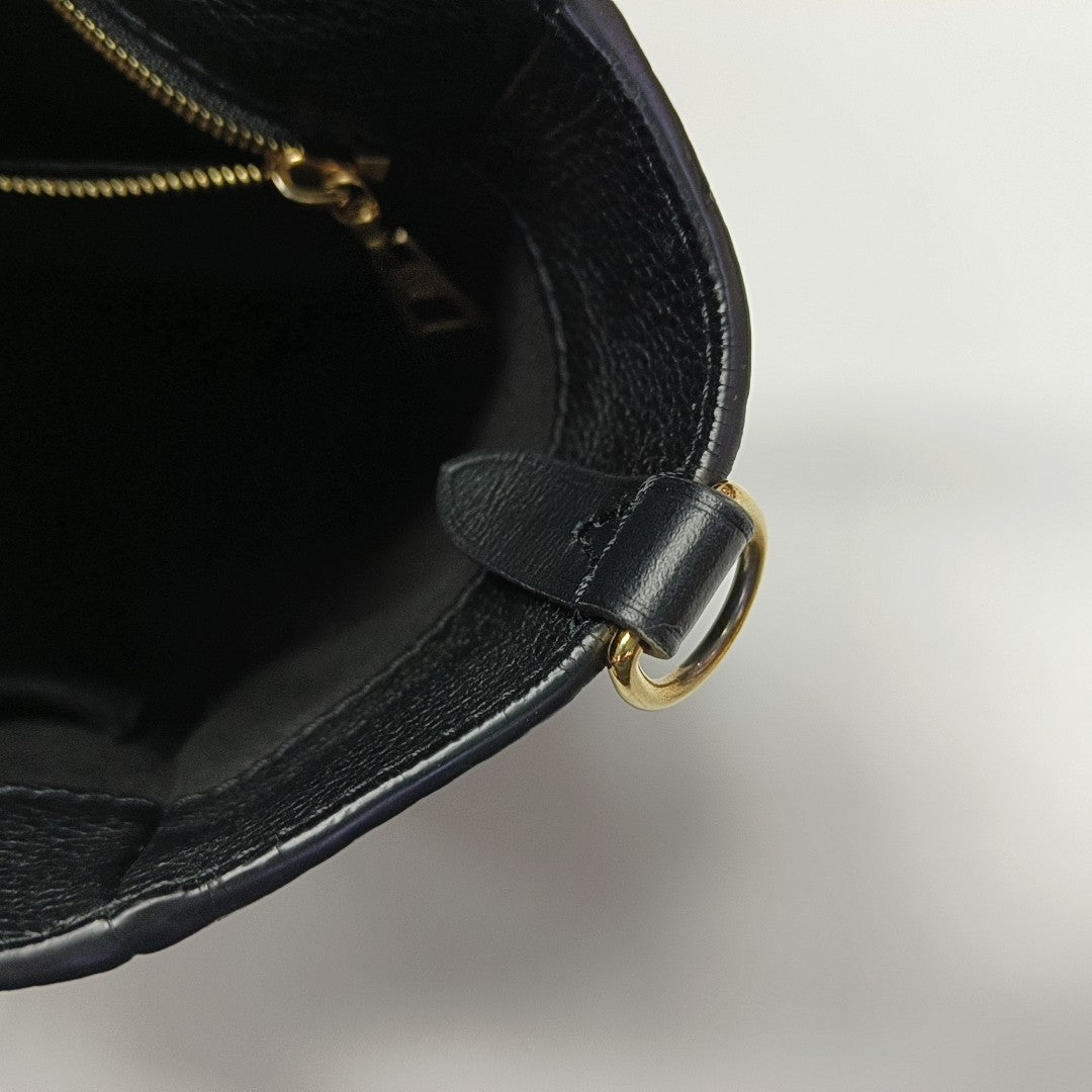 ON MY SIDE PM Monogram Coated Canvas Black