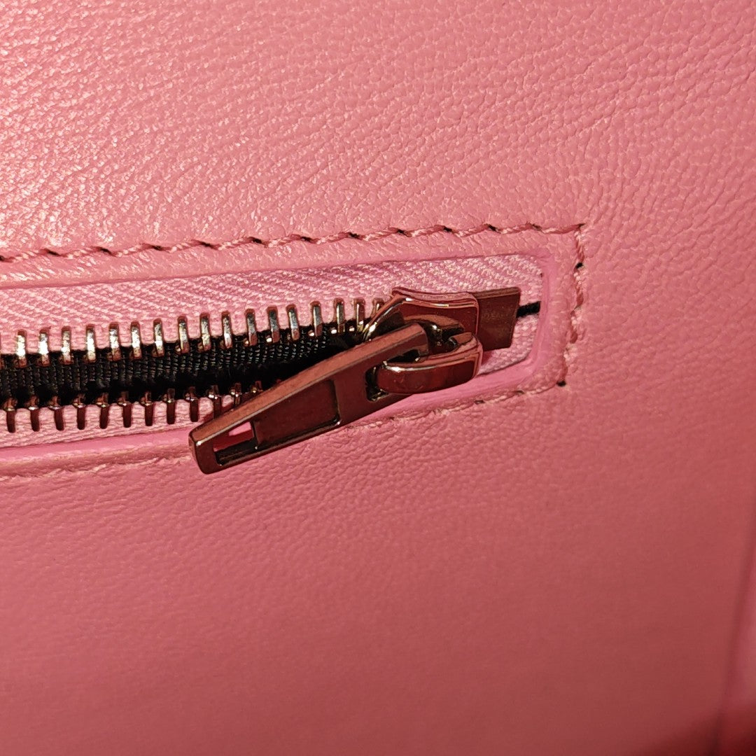 Calfskin Shoulder Bag Pink