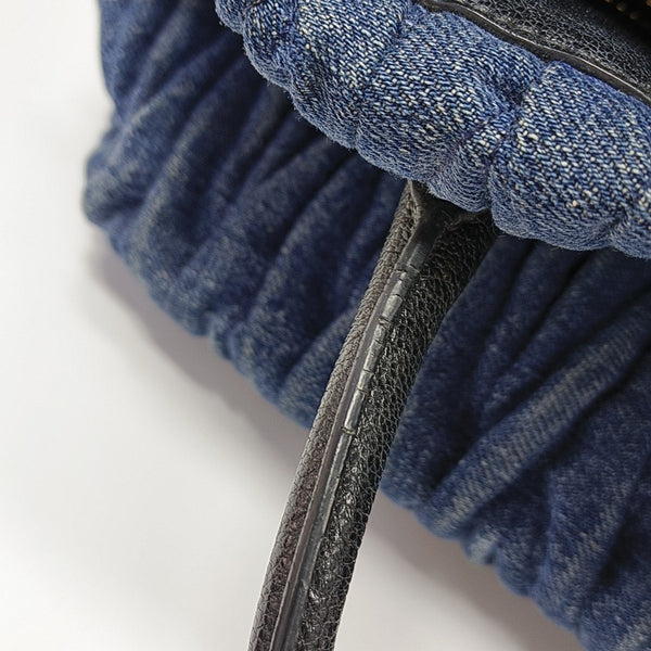 Avenue Quilted Fabric Blue