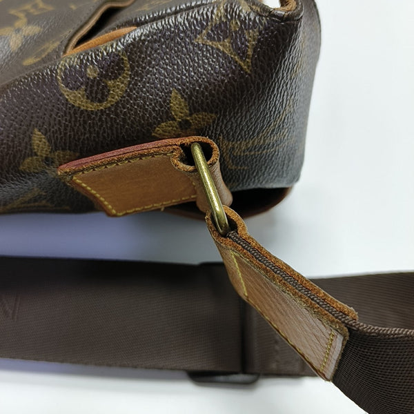 VALMY Monogram Coated Canvas Brown
