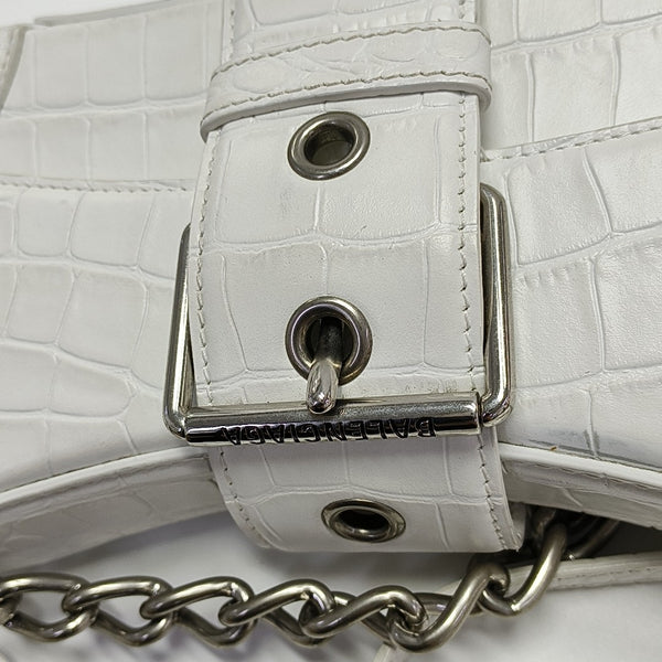 Calfskin Shoulder Bag White