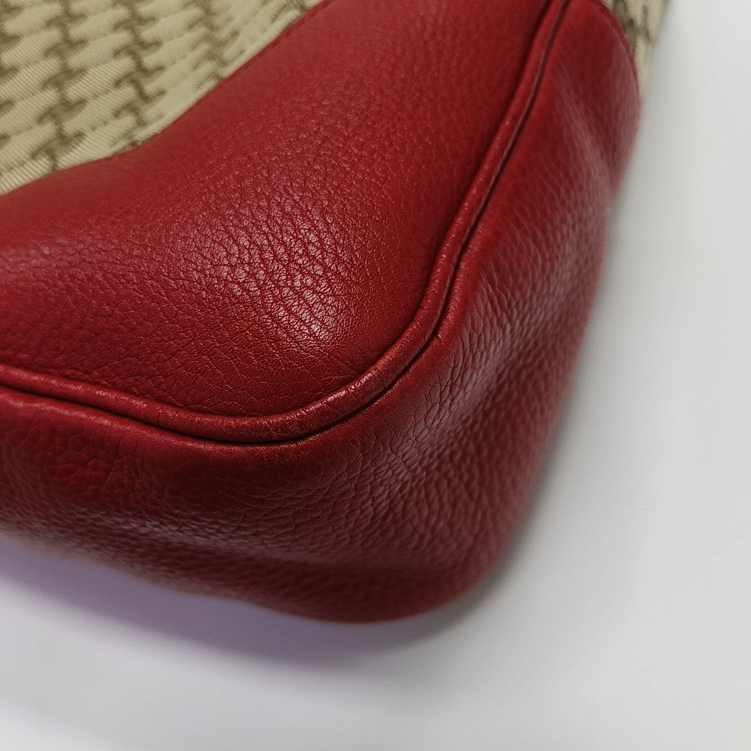 Monogram Coated Canvas Tote Bag Beige