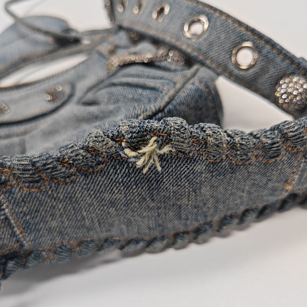 Le Cagole Mini Denim Blue