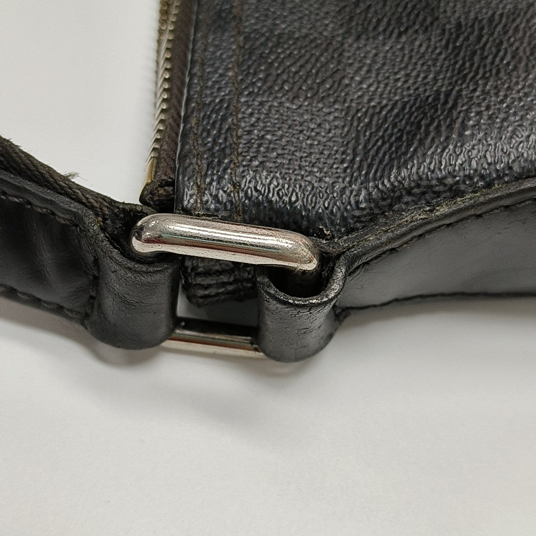 MICK PM Damier Graphite Coated Canvas Black
