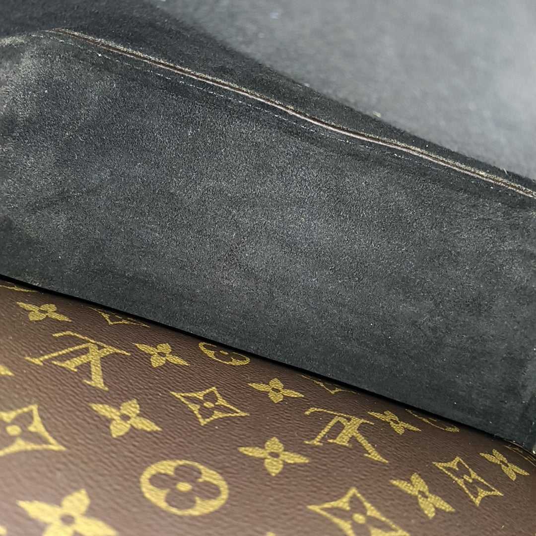 NÉONOÉ MM Monogram Coated Canvas Brown