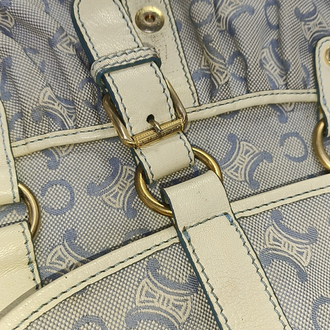 Canvas Shoulder Bag Blue