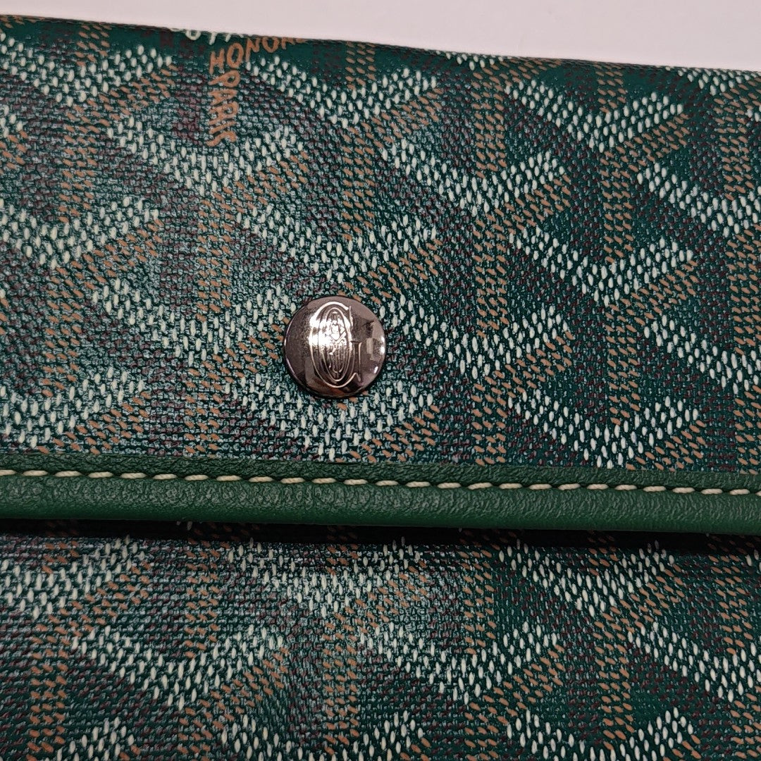 Saint Louis PM Coated Canvas Green