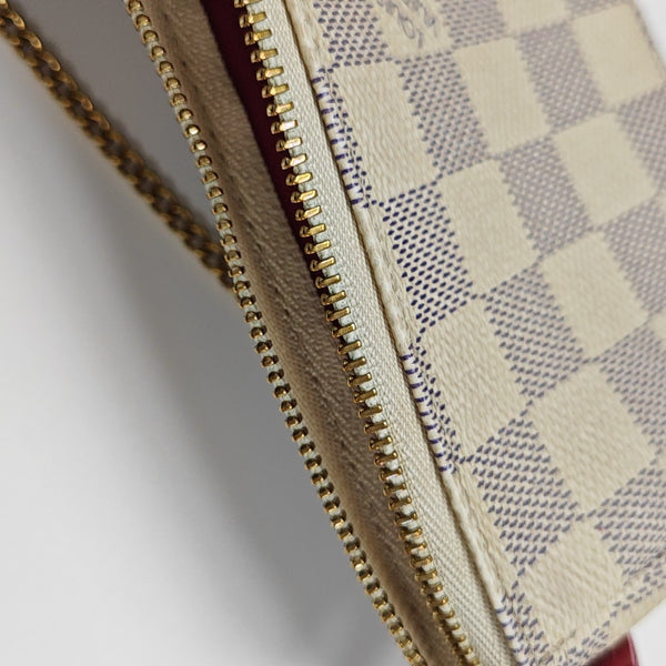 ACCESSOIRES Mini Damier Azur Coated Canvas White
