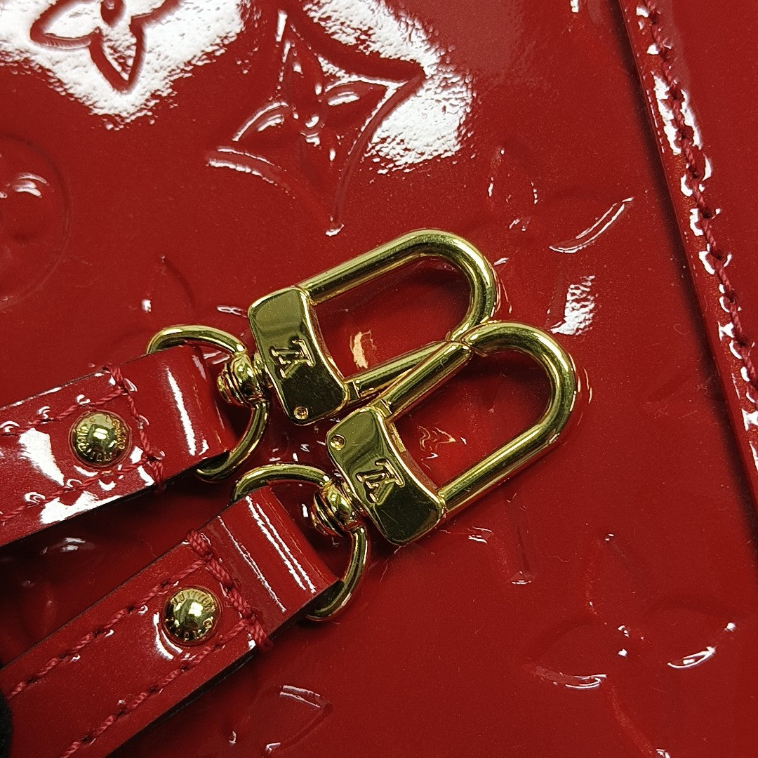 ALMA BB Monogram Charol Rojo