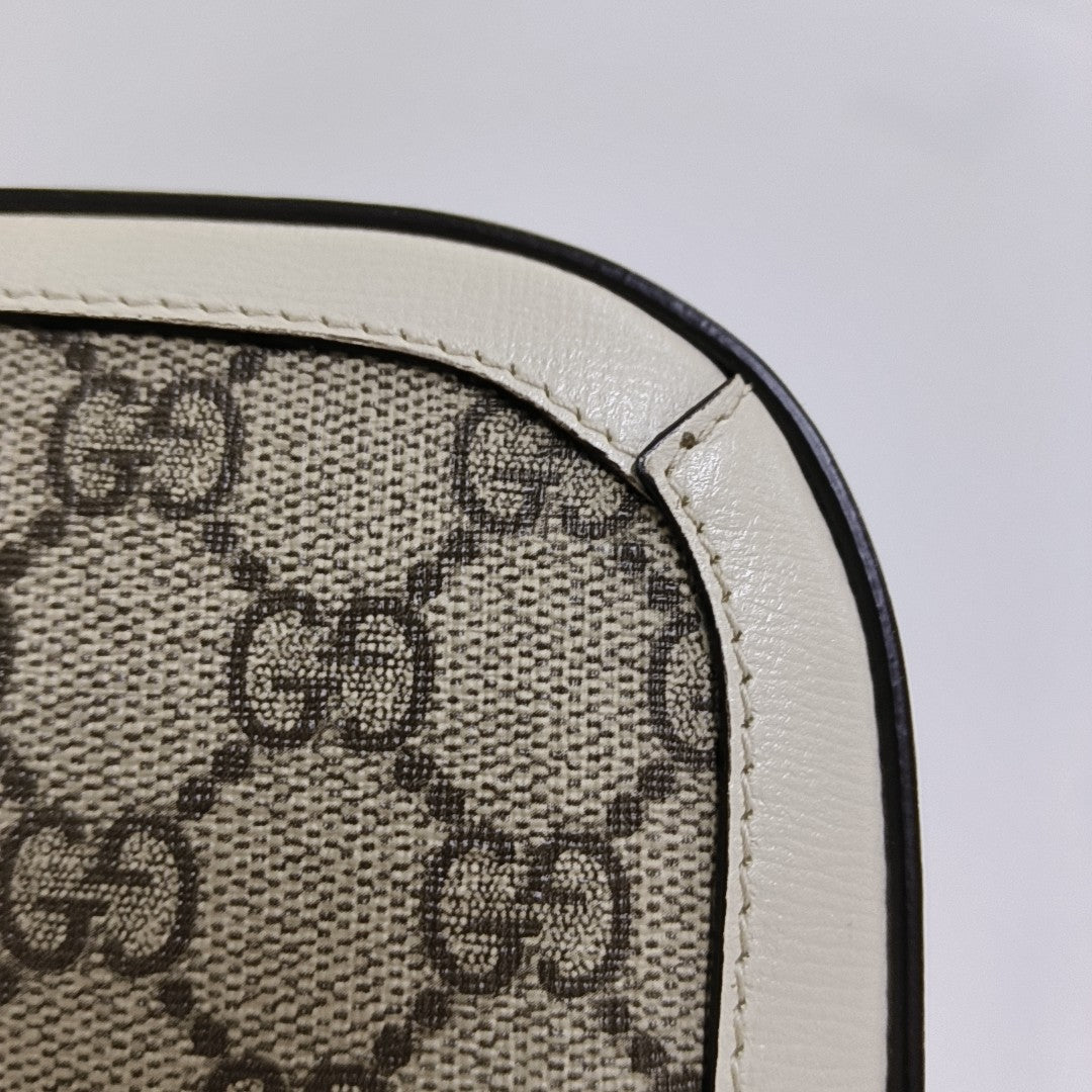 Horsebit 1955 Mini Coated Canvas Beige
