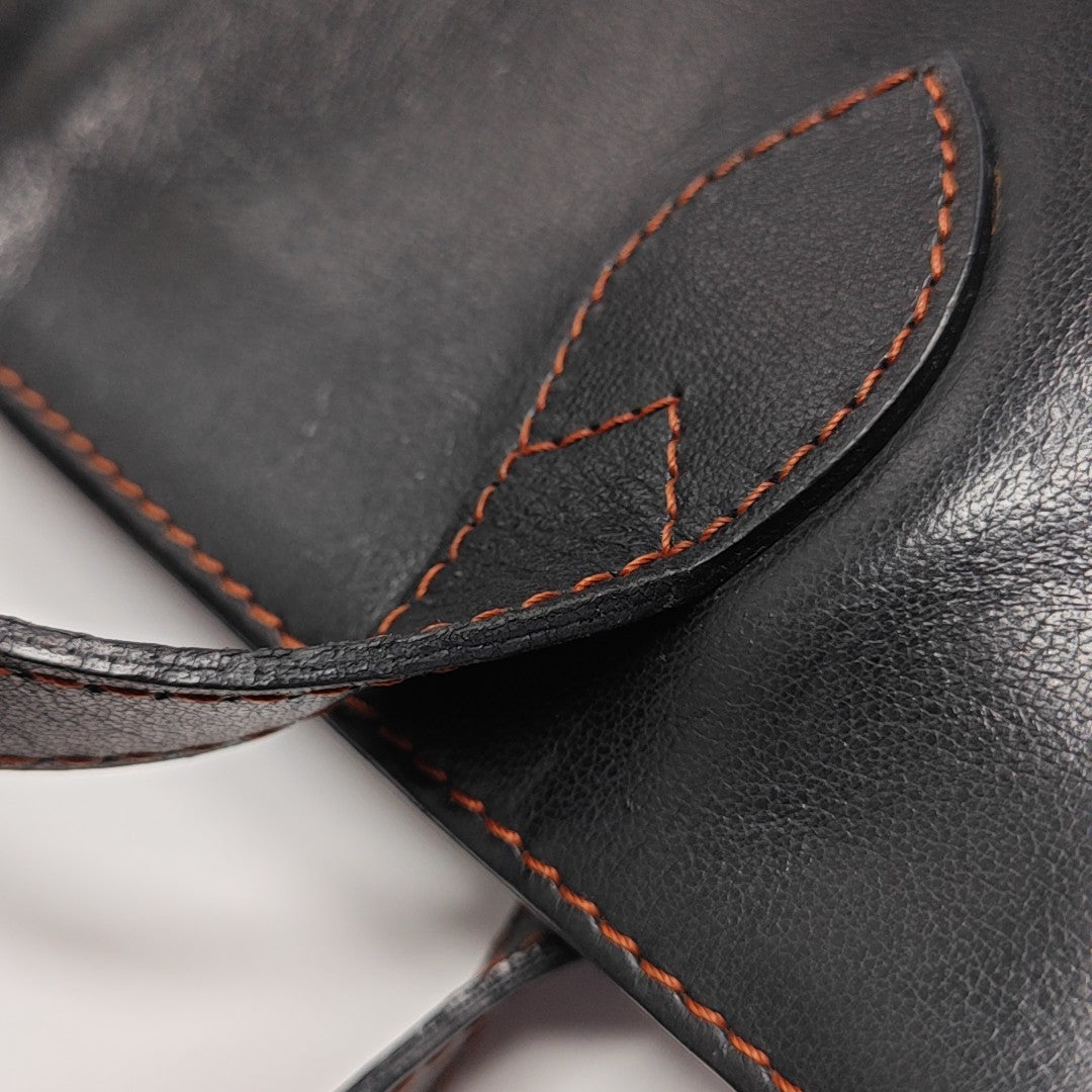 Calfskin Bucket Bag Black