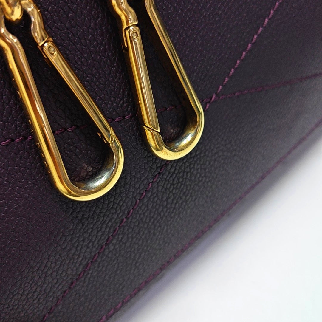 Authenticated pre-owned  SPEEDY 25 Calfskin Purple - Shoulder Bag at Looply