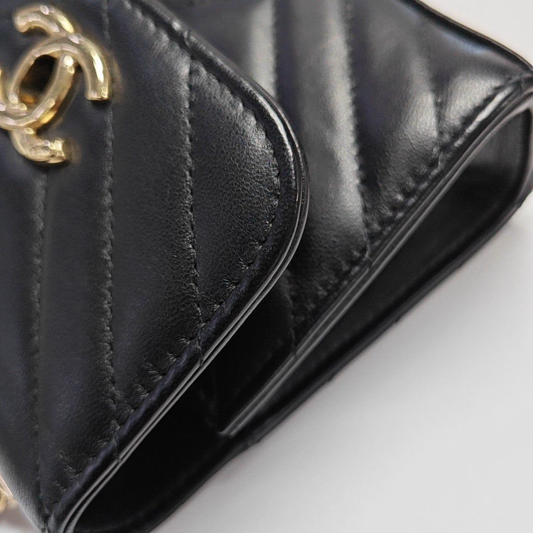 TRENDY CC Quilted Lambskin Black