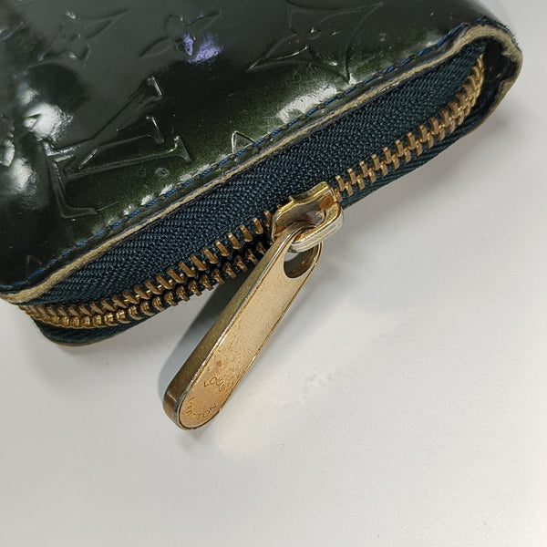 ZIPPY Patent Leather Green Wallet