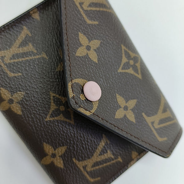 VICTORINE Monogram Coated Canvas Brown Wallet
