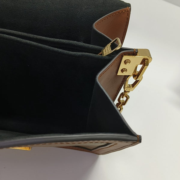 DAUPHINE MM Monogram Coated Canvas Brown