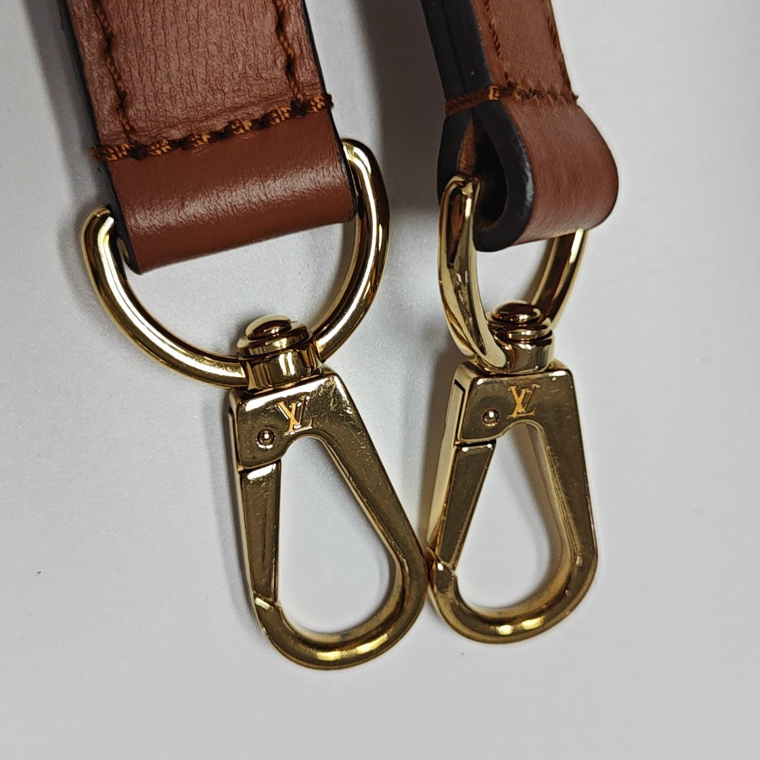 DAUPHINE MM Monogram Coated Canvas Brown