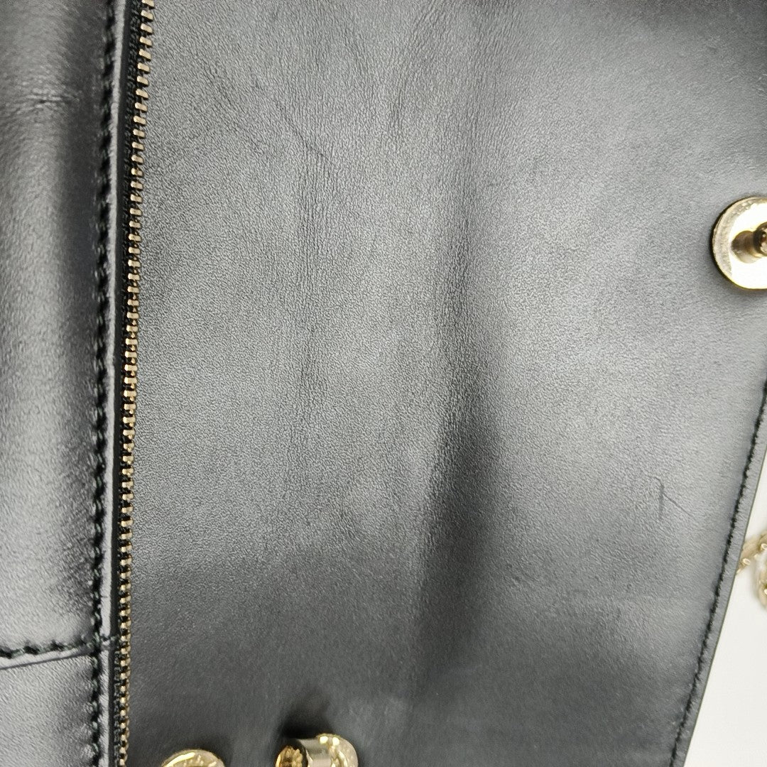 SERPENTI FOREVER Medium Quilted Calfskin Black