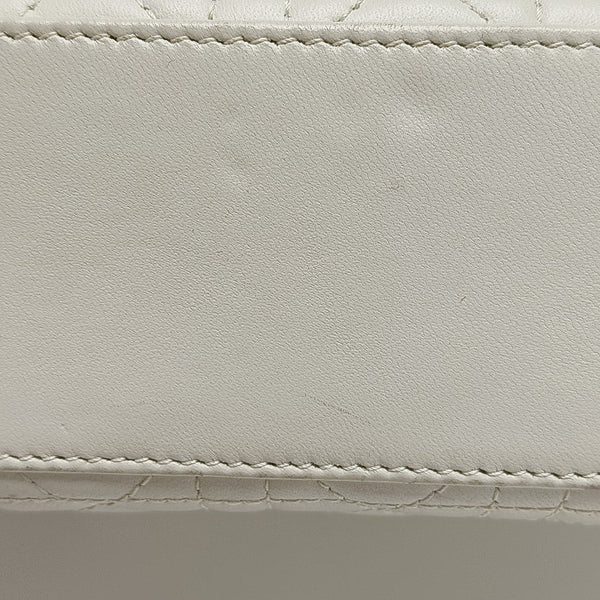 Lady Dior Small Cannage Lambskin White