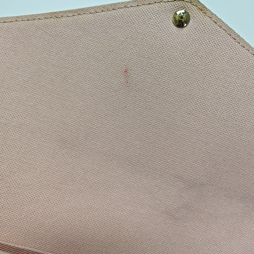 FÉLICIE Damier Azur Coated Canvas White