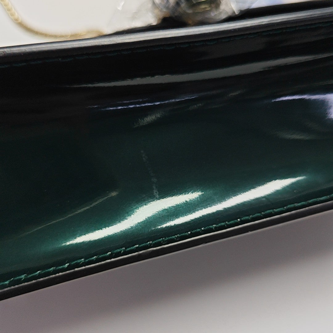 SERPENTI FOREVER Small Patent Leather Green