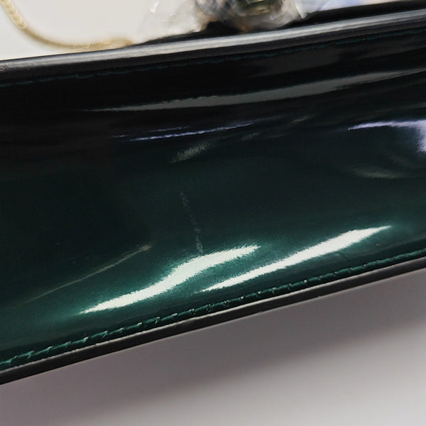 SERPENTI FOREVER Small Patent Leather Green