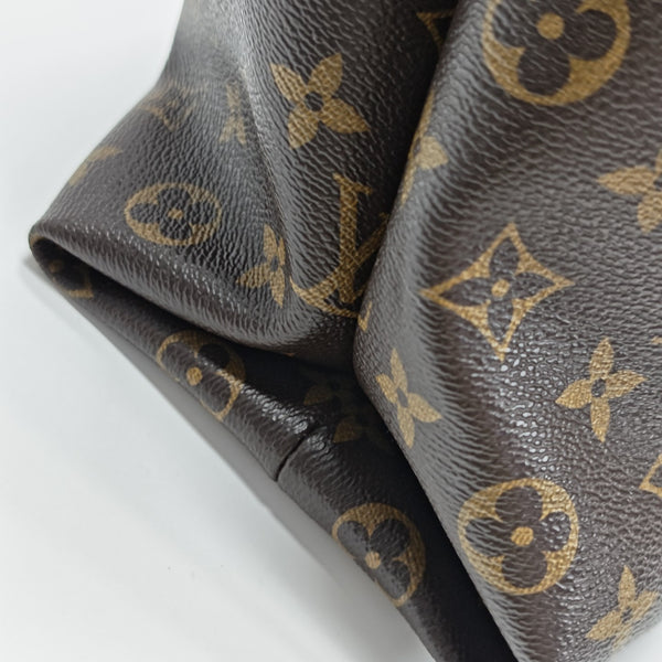 OLYMPE MM Monogram Coated Canvas Brown