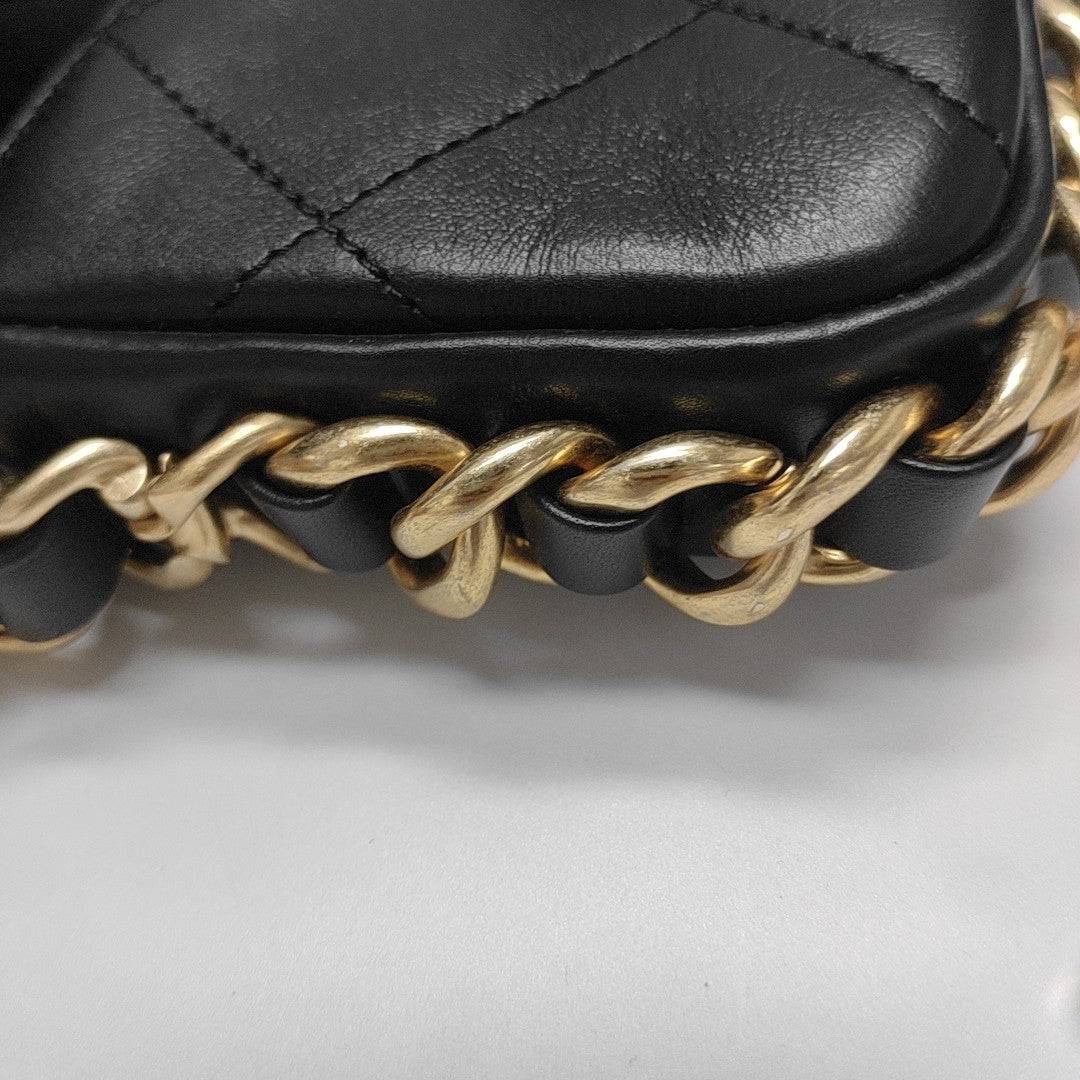 Quilted Calfskin Mini Black