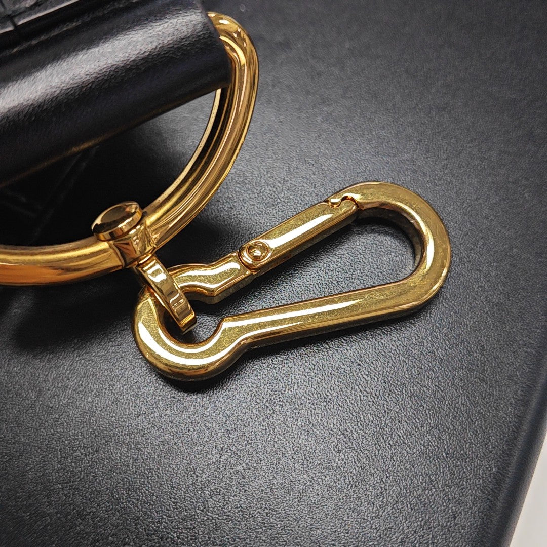 30 Montaigne Mini Calfskin Black