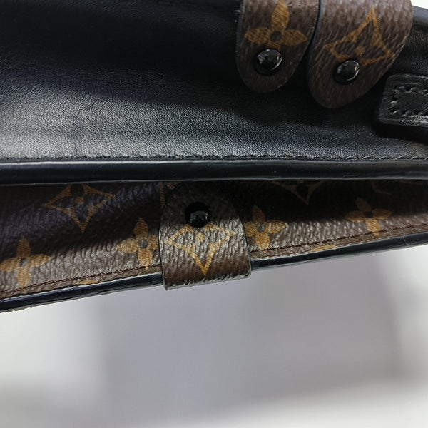 TRUNK Monogram Coated Canvas Brown