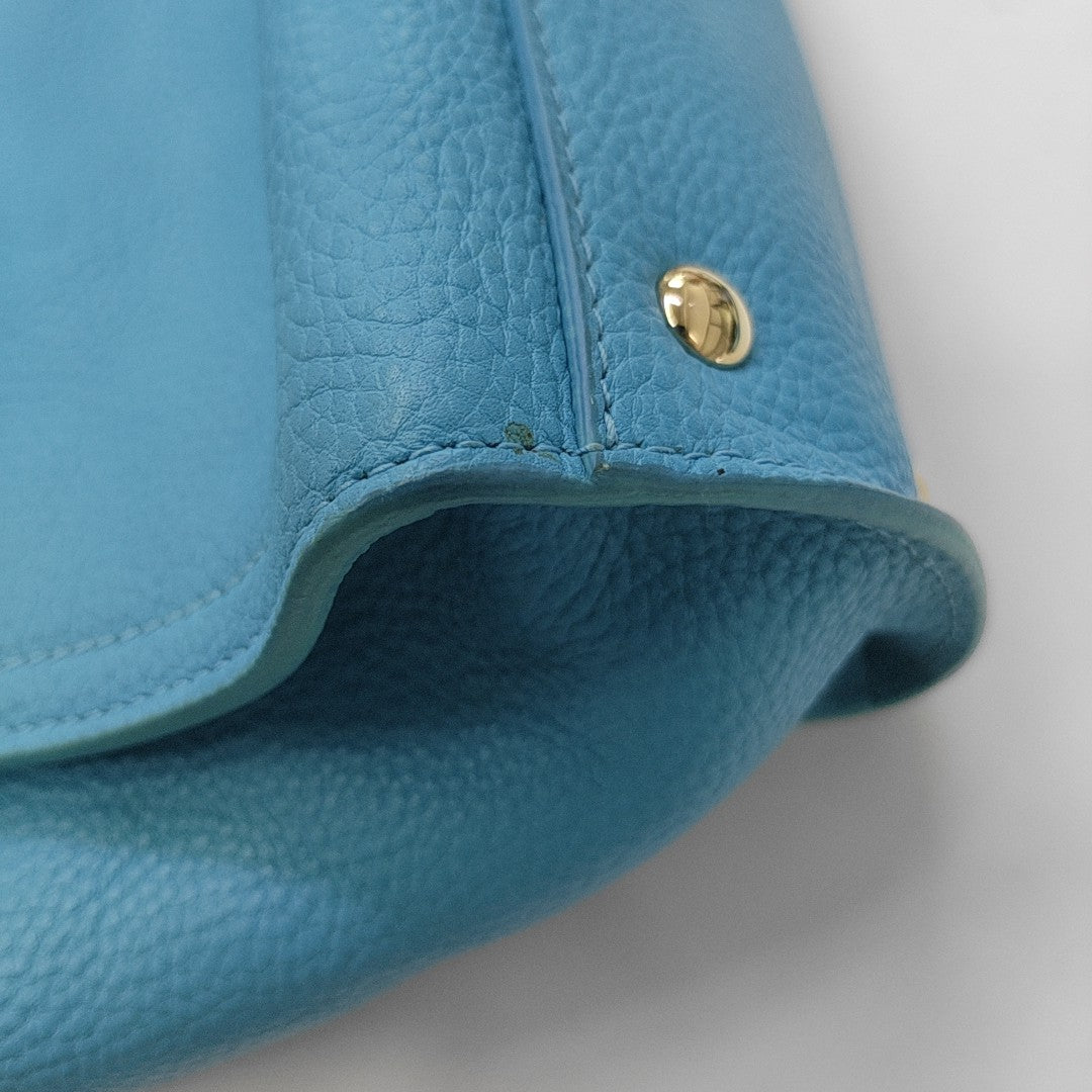 Amy Small Calfskin Blue