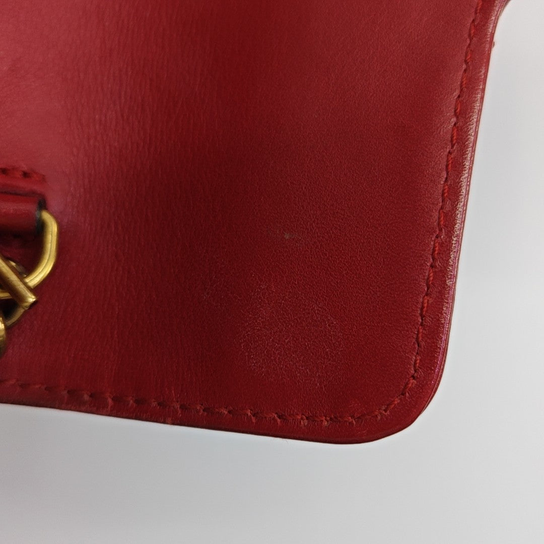 GG Marmont Mini Quilted Calfskin Red