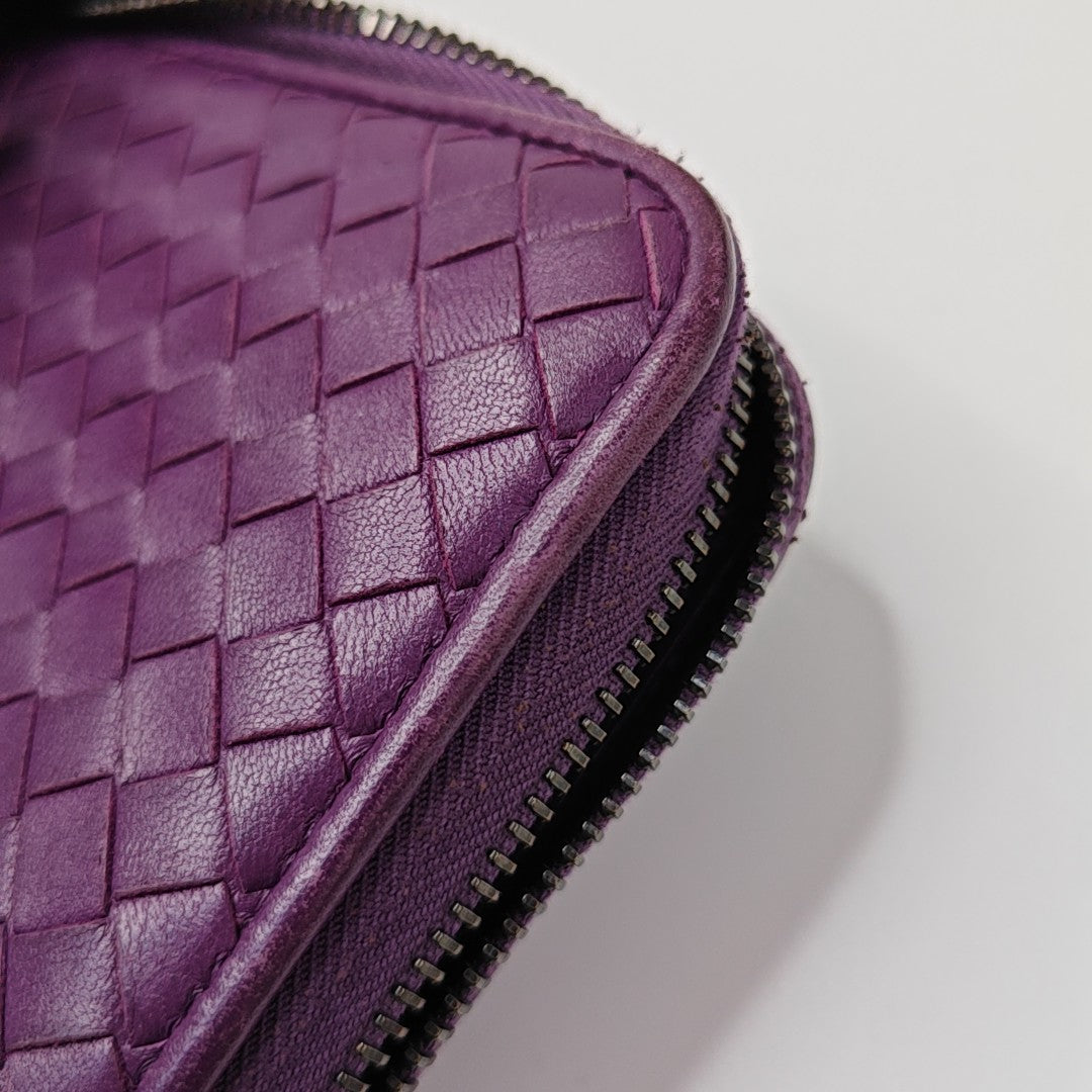 Lambskin Wallet Purple