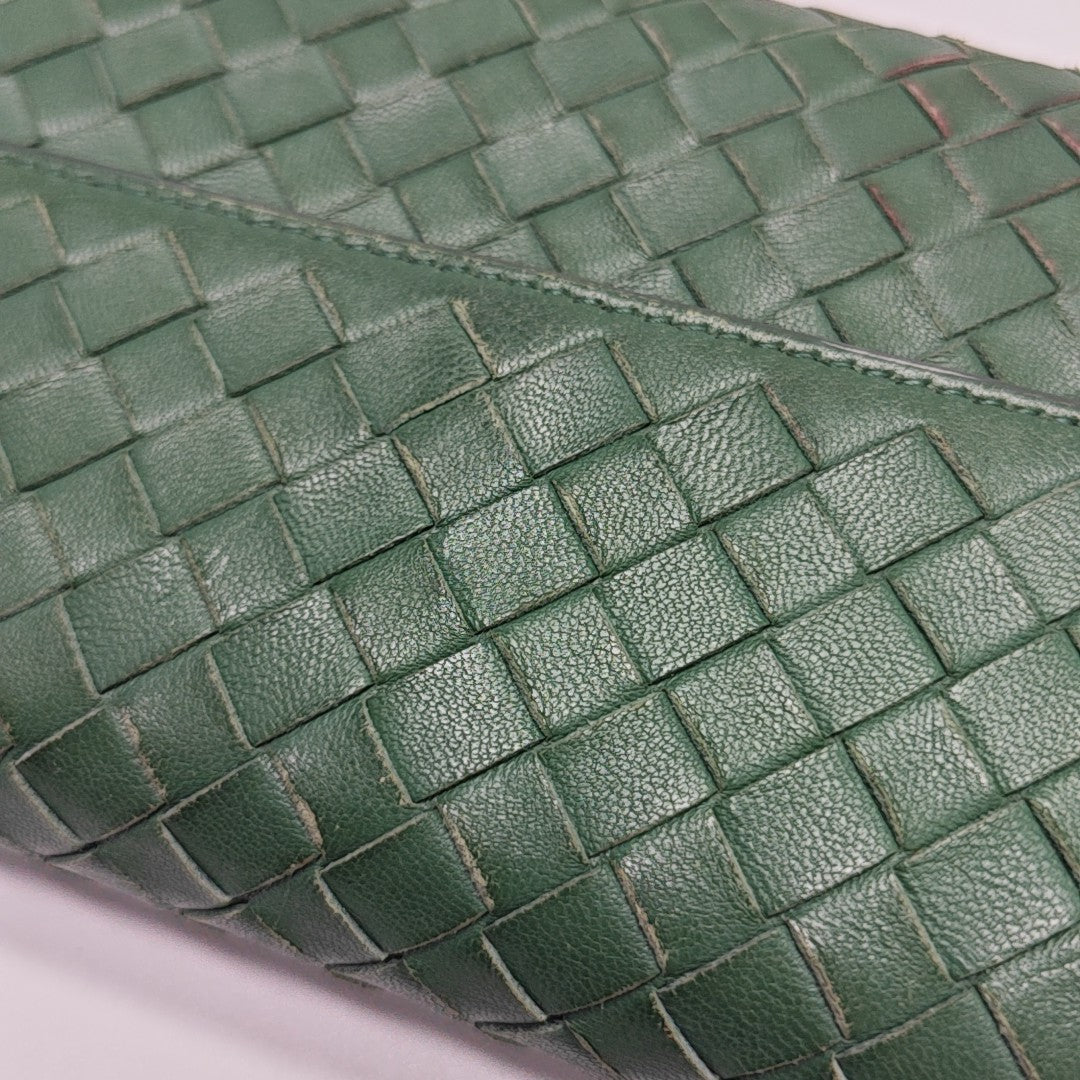 Calfskin Wallet Green