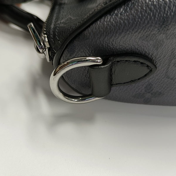 KEEPALL Mini Monogram Coated Canvas Black