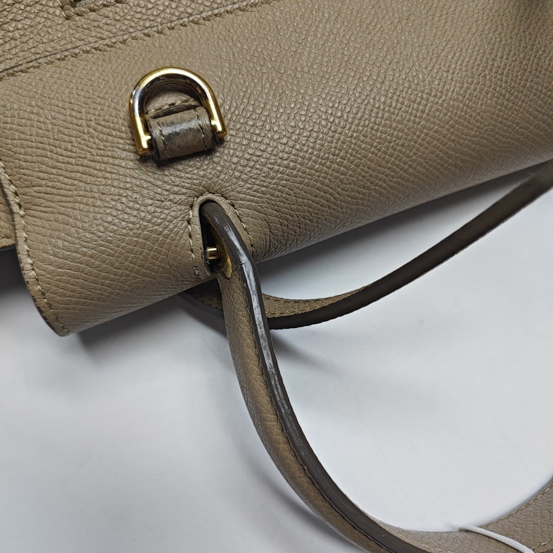 BELT Micro Calfskin Beige