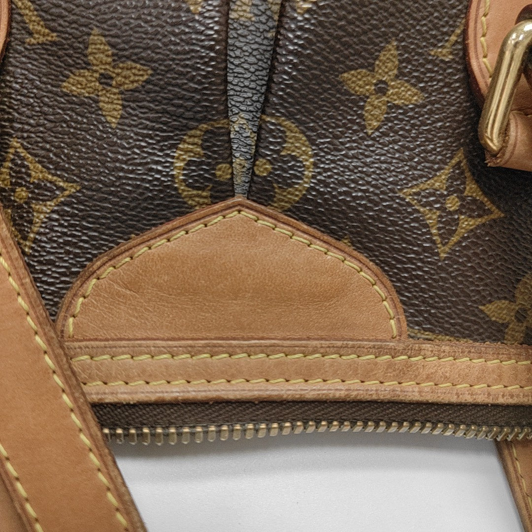 PALERMO PM Monogram Coated Canvas Brown