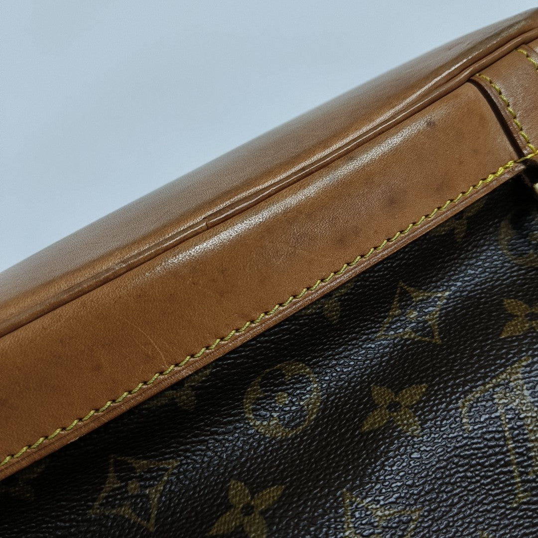 MONTSOURIS MM Monogram Coated Canvas Brown