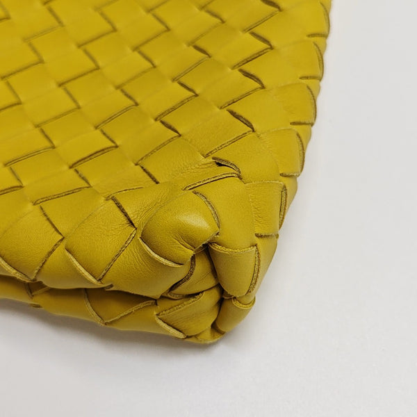 Calfskin Clutch Yellow