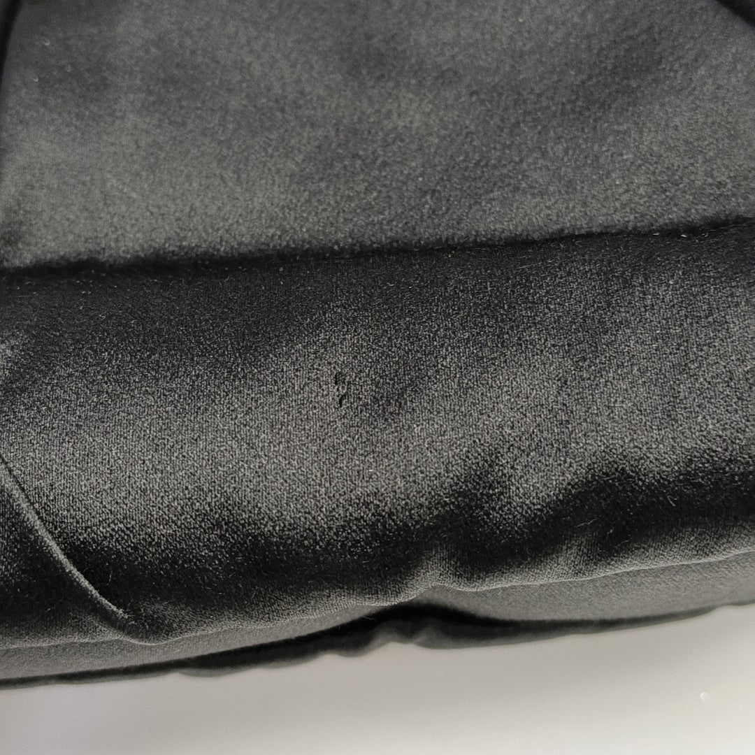 Nylon Top Handle Bag Black