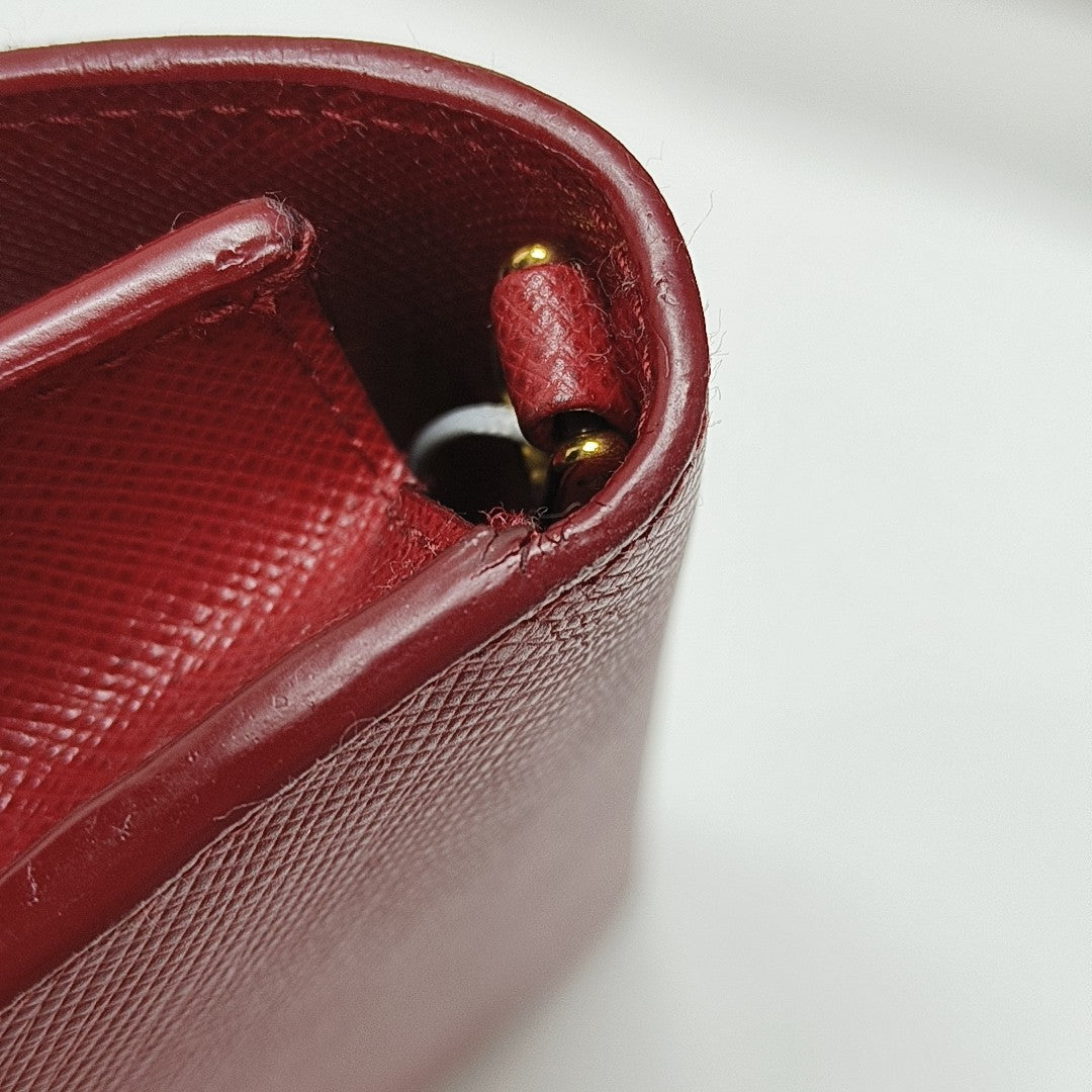 Saffiano Calfskin Red