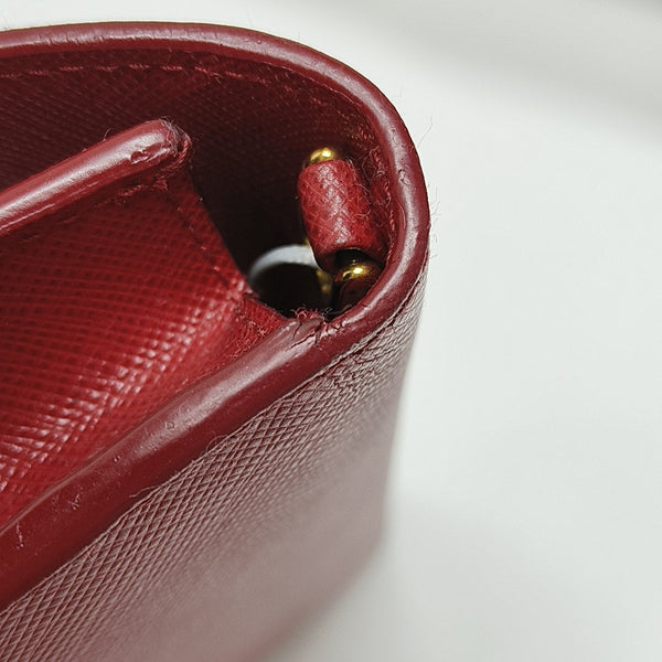Saffiano Calfskin Red