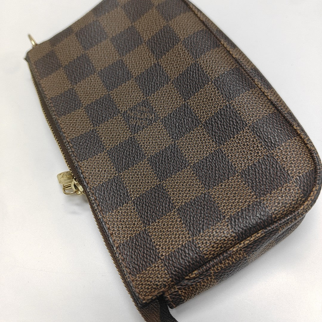 ACCESSOIRES MM Damier Ebene Coated Canvas Brown