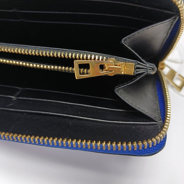 Calfskin Wallet Blue