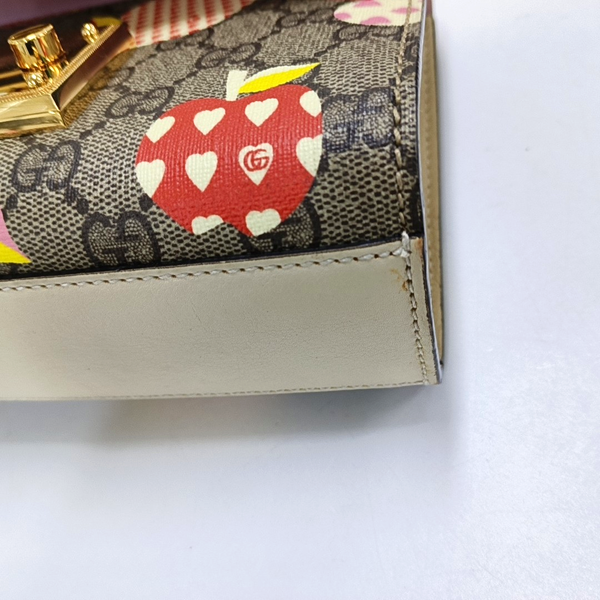 Authenticated pre-owned  Padlock Small Monogram Coated Canvas Multicolor - Shoulder Bag at Looply