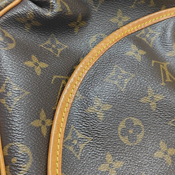 TULUM GM Monogram Coated Canvas Brown