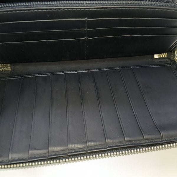 Monogram Calfskin Wallet Black