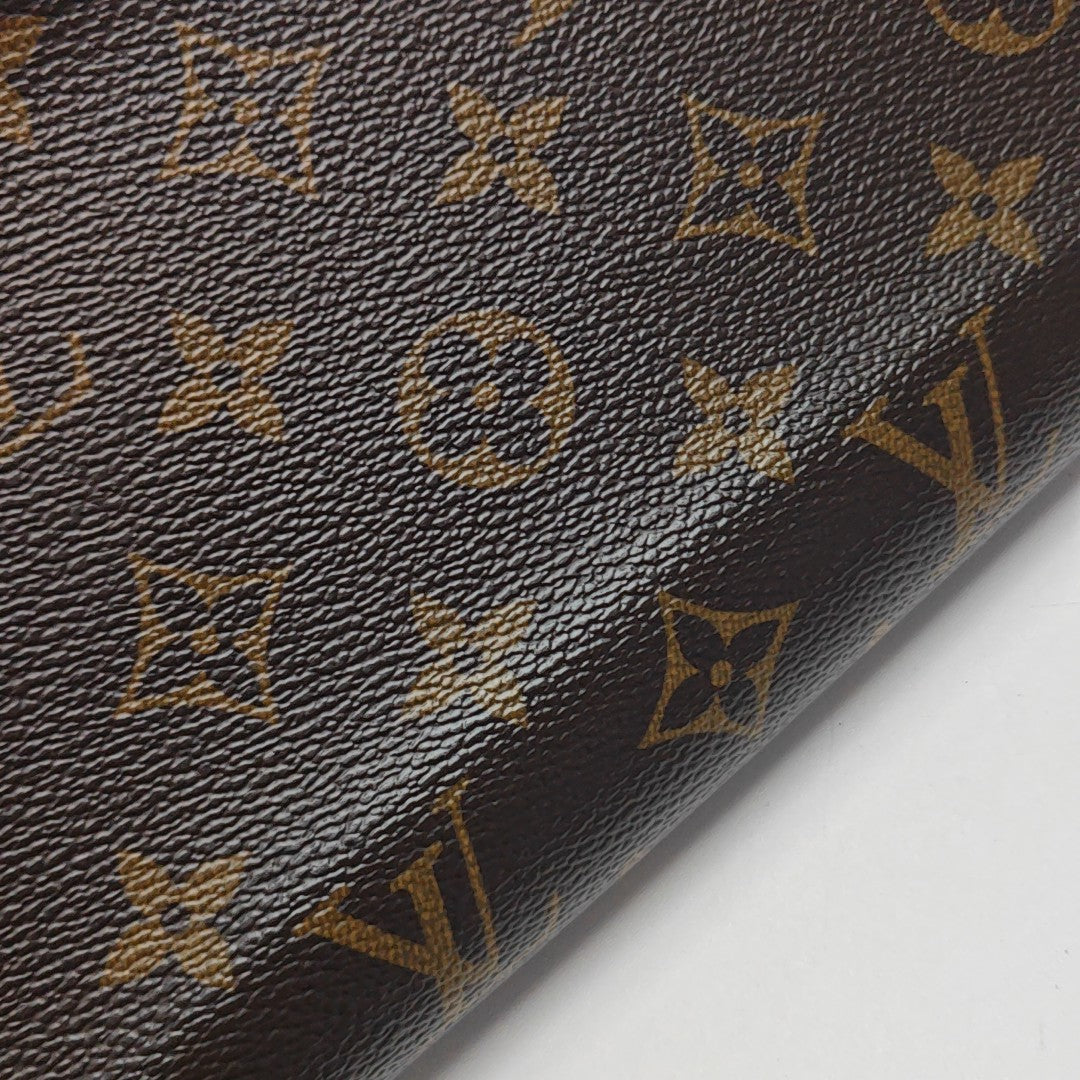 FÉLICIE Monogram Coated Canvas Brown