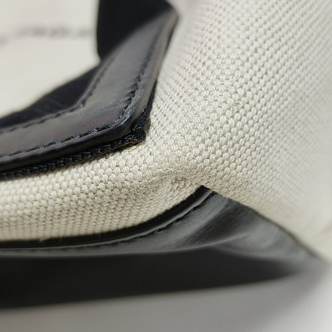 Navy Canvas White