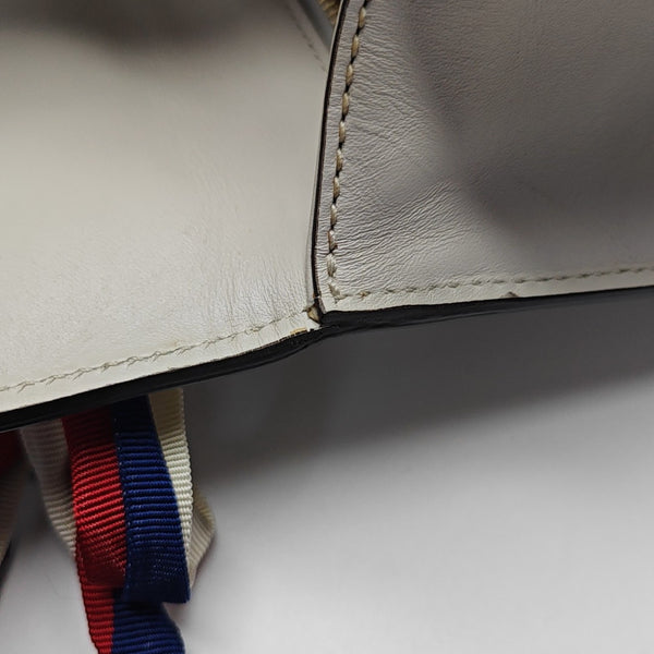 Sylvie Small Calfskin White